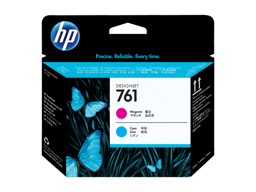 HP 761 Magenta/Cyan Designjet Printhead (CH646A)