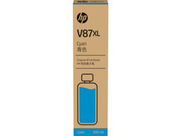 Hiển thị chi tiết cho HP V87XL 500ml Cyan Bottled Ink Cartridge (7FN95A) HP V87XL 500ml Cyan Bottled Ink Cartridge (7FN95A)