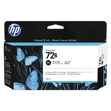 Hình của HP 72B 130-ml Photo Black DesignJet Ink Cartridge (3WX07A)