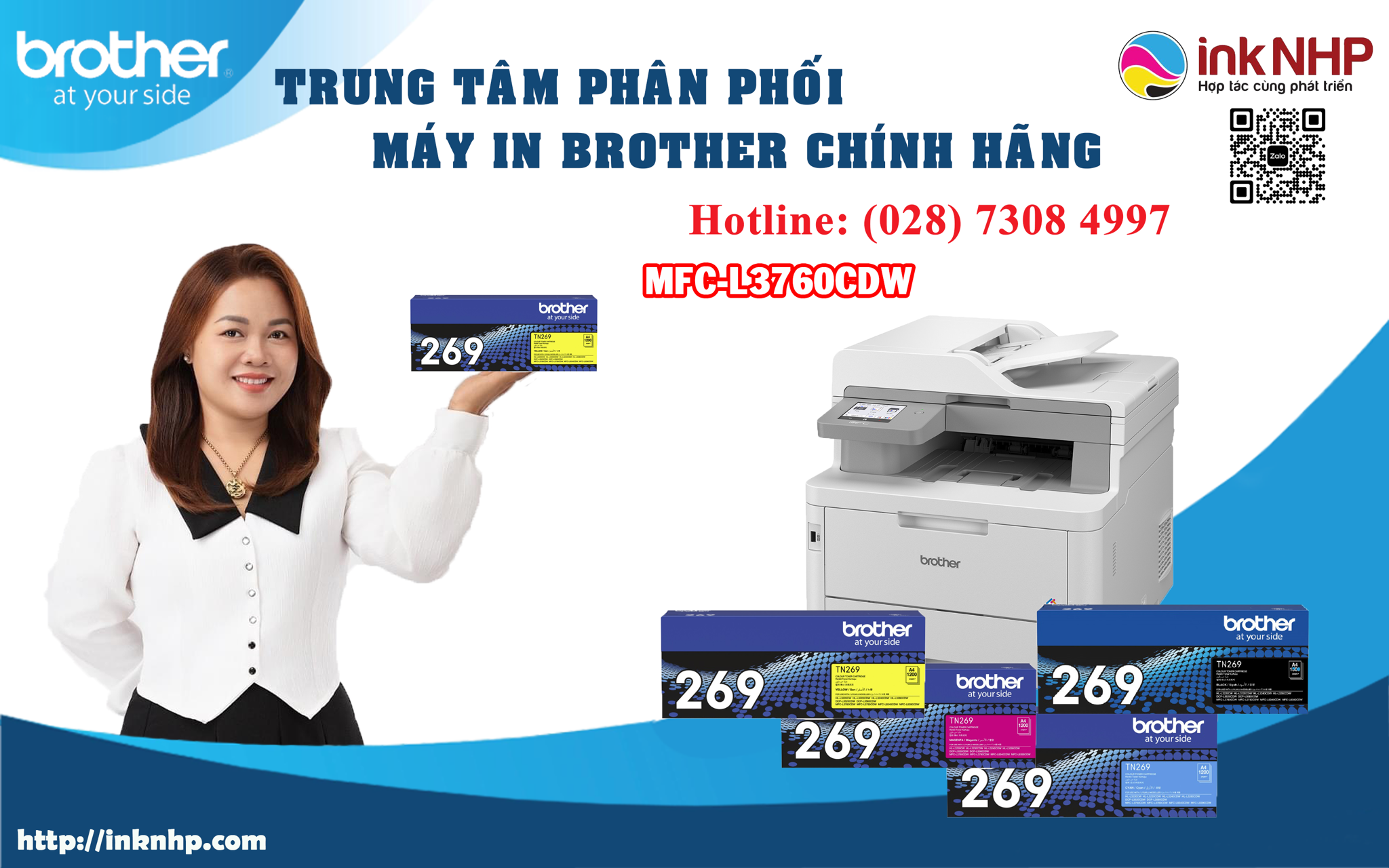 Mực in brother TN-269 Yellow