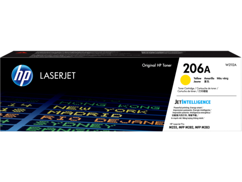 Hình của HP 206A Yellow Original LaserJet Toner Cartridge (W2112A)