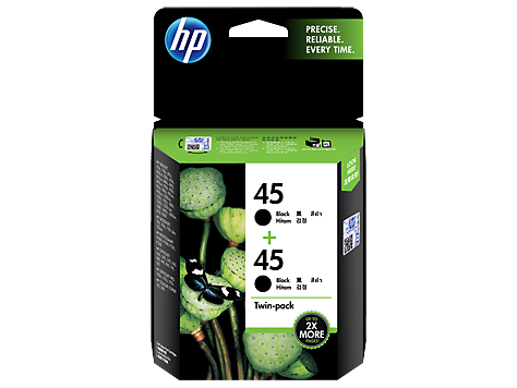 Hình của HP 45 2-pack Black Original Ink Cartridges (CC625AA)