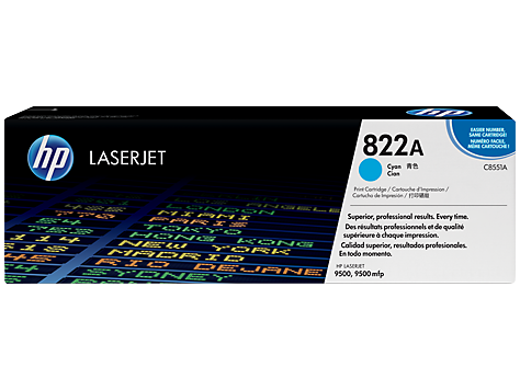 Hình của HP 822A Cyan Original LaserJet Toner Cartridge (C8551A)