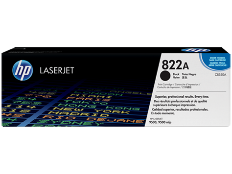 Hình của HP 822A Black Original LaserJet Toner Cartridge (C8550A)