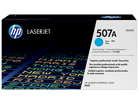 Hình của HP 507A Cyan Original LaserJet Toner Cartridge (CE401A)