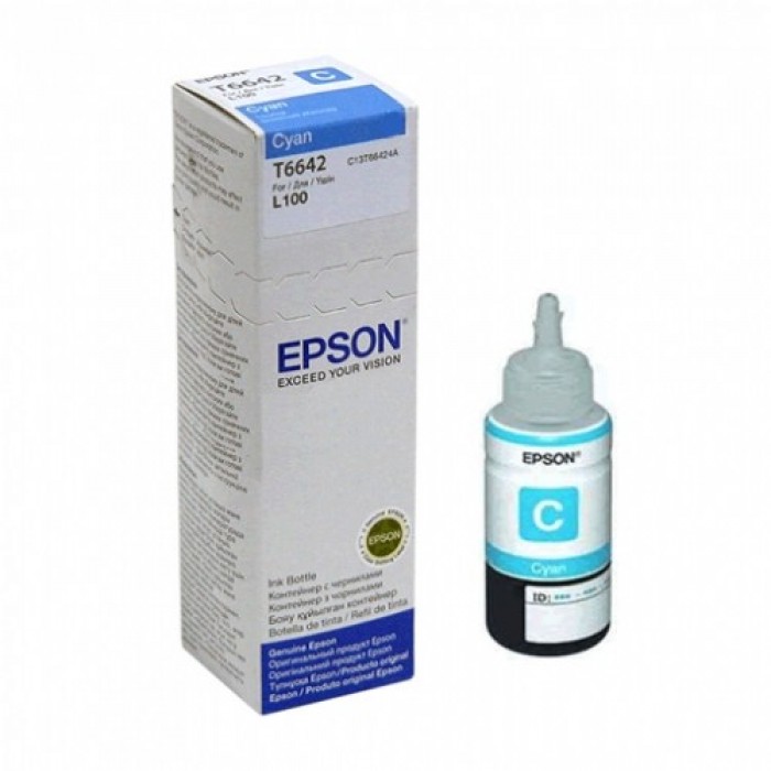 Hình của Mực in Epson T6642 Cyan Ink Bottle (C13T664200)