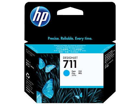 Hình của HP 711 29-ml Cyan Ink Cartridge (CZ130A)