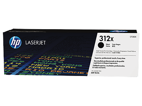 Hình của HP 312X High Yield Black Original LaserJet Toner Cartridge (CF380X)