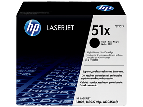 Hình của HP 51X High Yield Black Original LaserJet Toner Cartridge (Q7551X)