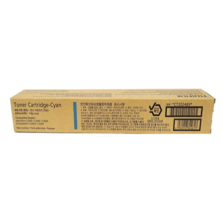 Hình của Mực Photocopy màu xanh Fujifilm CT202489 Cyan Toner Cartridge (CT202489)